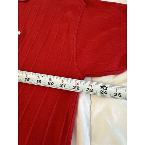 NC State Wolfpack The Alumni Collection Polo Shirt Adult Red Ribbed Size Men XL - Picture 9 of 10